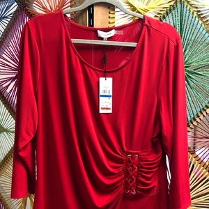 Calvin Klein Red Blouse